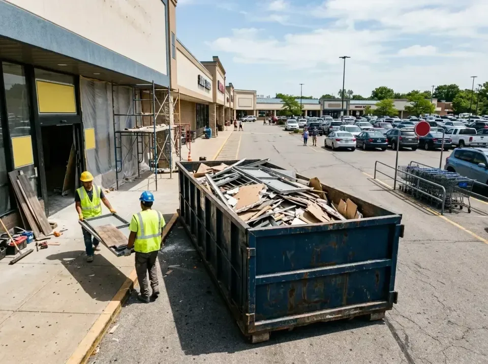 retail-store-renovation-debris-003 — frequently asked questions, Roll-off Dumpster Rentals in Bennett, CO